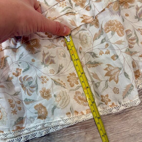 Little Moon Milos Dress Fit-and-flare tiered dress Cotton sz L - Picture 10 of 11